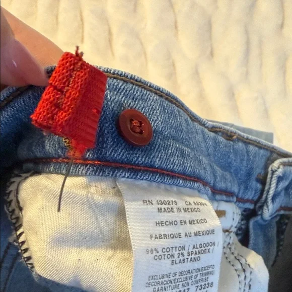 Levi's Classic Straight Leg Wrangler Denim Jeans C3 SIZE 10 HUSKY - Picture 4 of 5